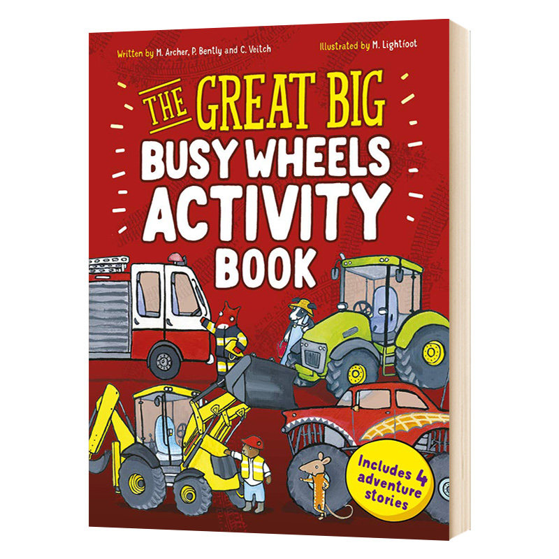 英文原版忙碌的车轮子