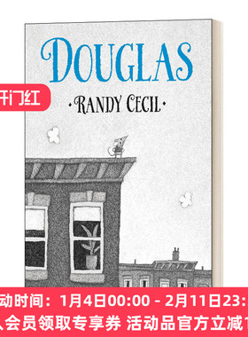 小老鼠杜格拉斯 英文原版 Douglas 5-8岁低幼亲子故事精装绘本 Randy Cecil 英文版 进口英语原版书籍