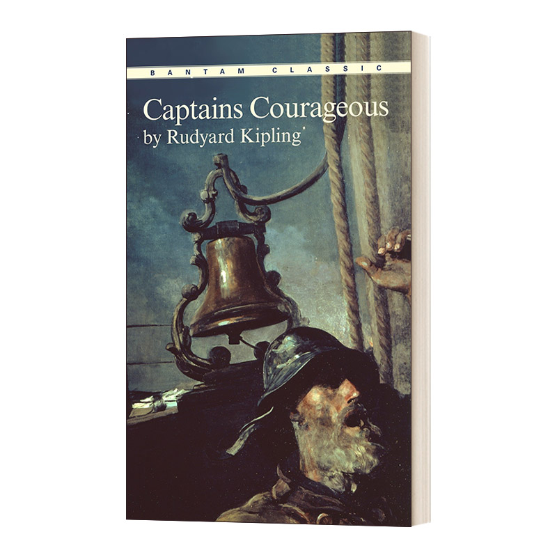 英文原版小说 Captains Courageous 勇敢的船长 怒海余生 Bantam Classics 吉卜林 英文版 进口英语原版书籍