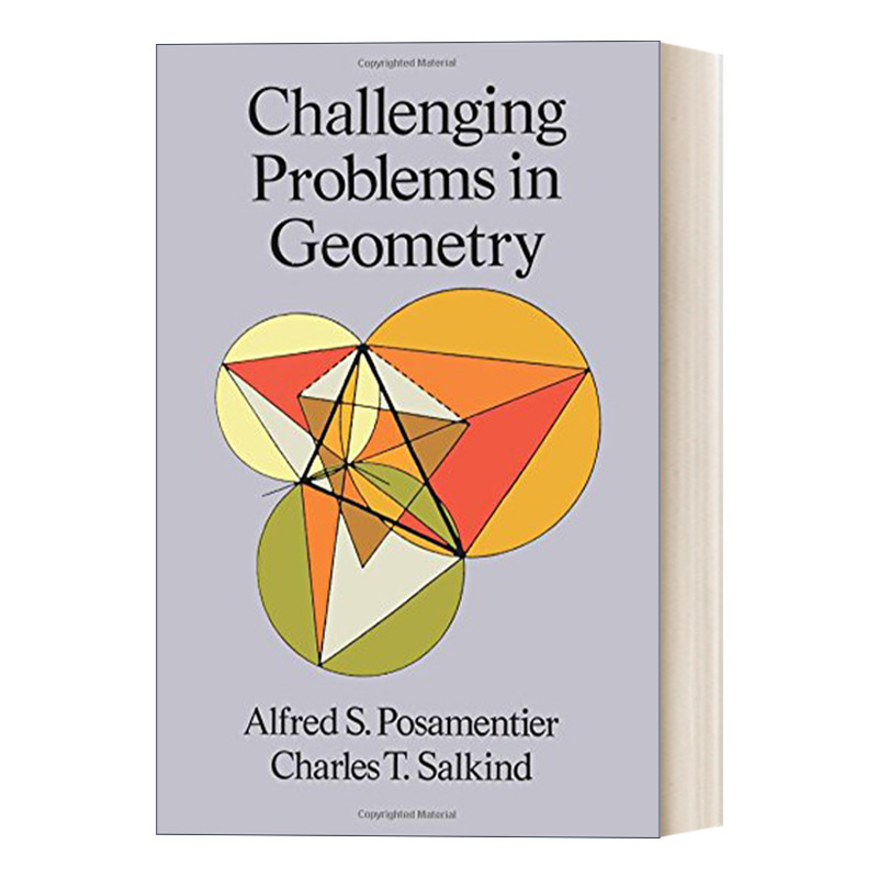 英文原版 Challenging Problems in Geometry 几何中具有挑战性的问题 适合高中生和教师 英文版 进口英语原版书籍 书籍/杂志/报纸 科普读物/自然科学/技术类原版书 原图主图