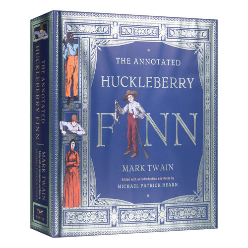 马克吐温 英文原版 The Annotated Huckleberry Finn 哈克贝利·费恩历险记 诺顿注释版 英文版 进口英语原版书籍