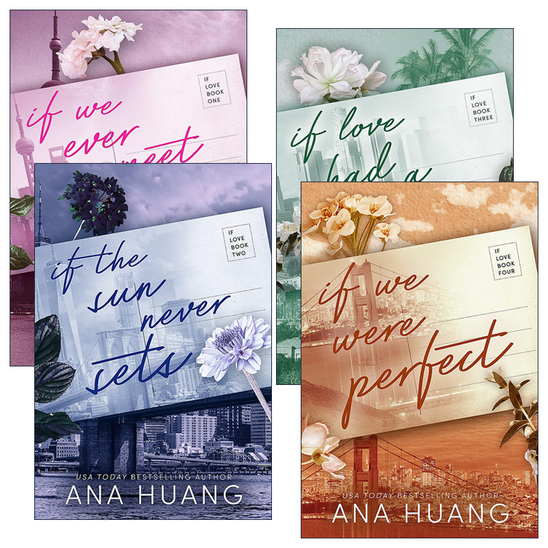 英文原版 If Love 4册 Twisted扭曲系列作者Huang Ana 浪漫爱情小说 英文版 进口英语原版书籍