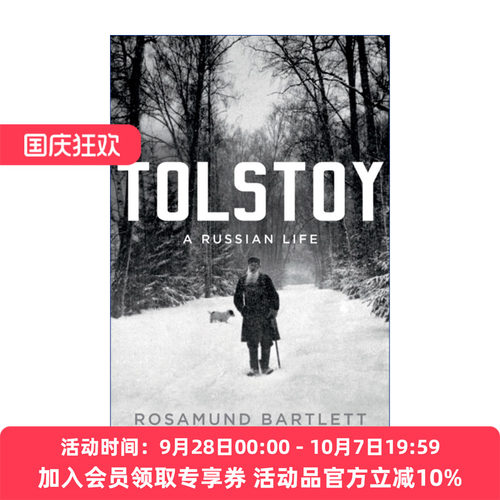 英文原版 Tolstoy 托尔斯泰大传 一个俄国人的一生 罗莎蒙德 巴特利特 英文版 进口英语原版书籍