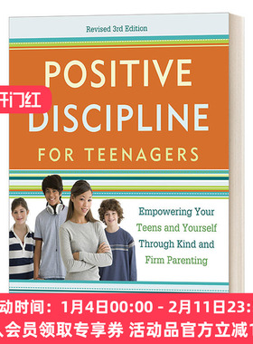 十几岁孩子的正面管教 英文原版 Positive Discipline for Teenagers  Revised 3rd Edition  第三版 英文版 进口英语原版书籍