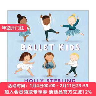 英文原版 Ballet Kids 小小芭蕾舞者 精装绘本 英文版 进口英语原版书籍