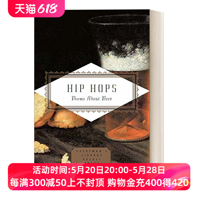 英文原版 Hip Hops Poems About Beer酒诗歌集 Everyman精装收藏版口袋诗歌系列英文版进口英语原版书籍