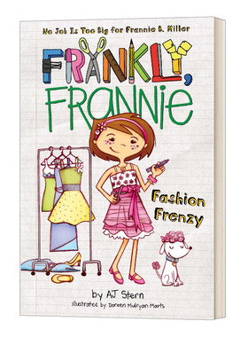 英文原版 Frankly  Frannie Fashion Frenzy 坦率点 弗兰妮6 英文版 进口英语原版书籍
