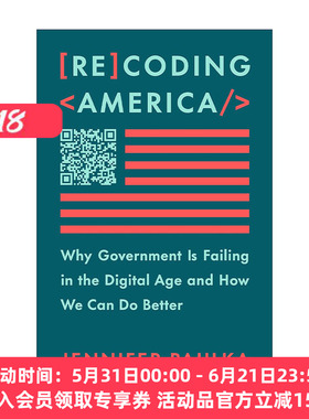 英文原版 Recoding America 重新编码美国 为什么政府在数字时代失败以及我们如何做得更好 精装 麦肯锡2023年书单 进口英语书籍