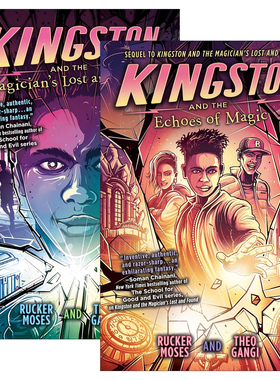 英文原版 Kingston 金斯顿系列2册 儿童奇幻冒险小说 Rucker Moses 英文版 进口英语原版书籍
