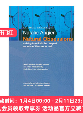 英文原版 Natural Obsessions 迷恋自然 努力解开癌细胞的秘密 普利策奖得主Natalie Angier 英文版 进口英语原版书籍