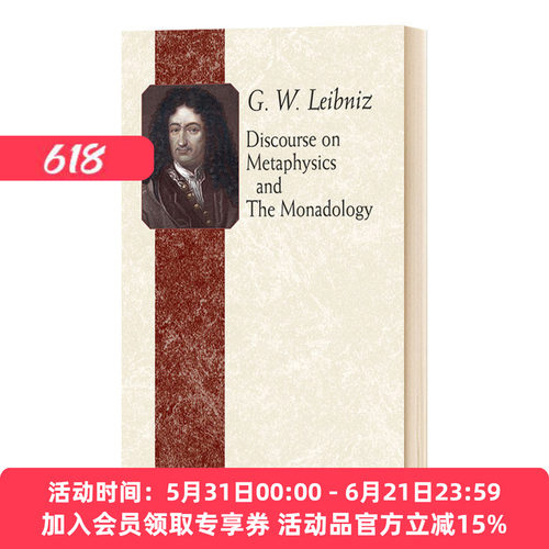 形而上学和单子论 英文原版 Discourse on Metaphysics and The Monadology 论形而上学和一元论 英文版 进口英语书籍