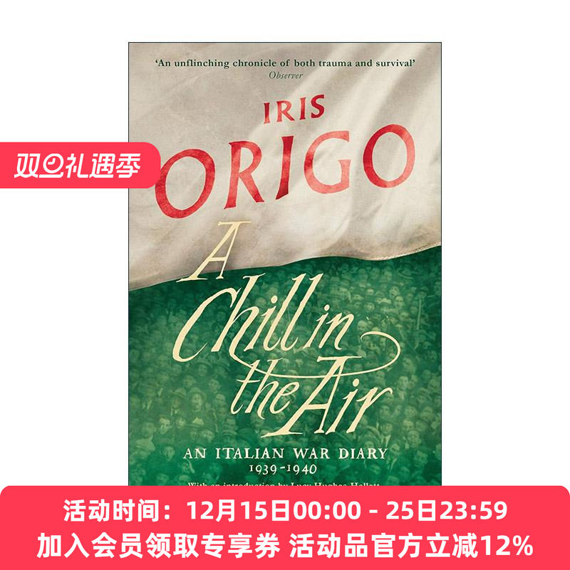 英文原版 A Chill in the Air 空气中的寒意 1939-1940年意大利战争日记 英文版 进口英语原版书籍