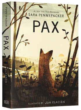小狐狸派克斯 英文原版 Pax 帕克斯 英文版儿童文学小说 凯迪克大奖作者Jon Klassen作品 可搭淘气的阿柑 正版进口英语书籍