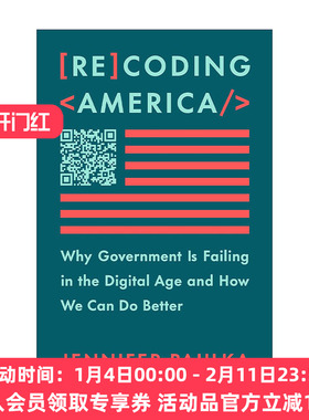 英文原版 Recoding America 重新编码美国 为什么政府在数字时代失败以及我们如何做得更好 精装 麦肯锡2023年书单 进口英语书籍