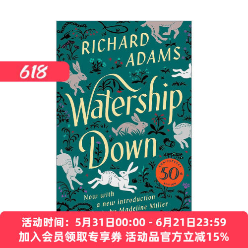 英文原版 Watership Down 兔子共和国 理查德·亚当斯 英文版 进口英语原版书籍