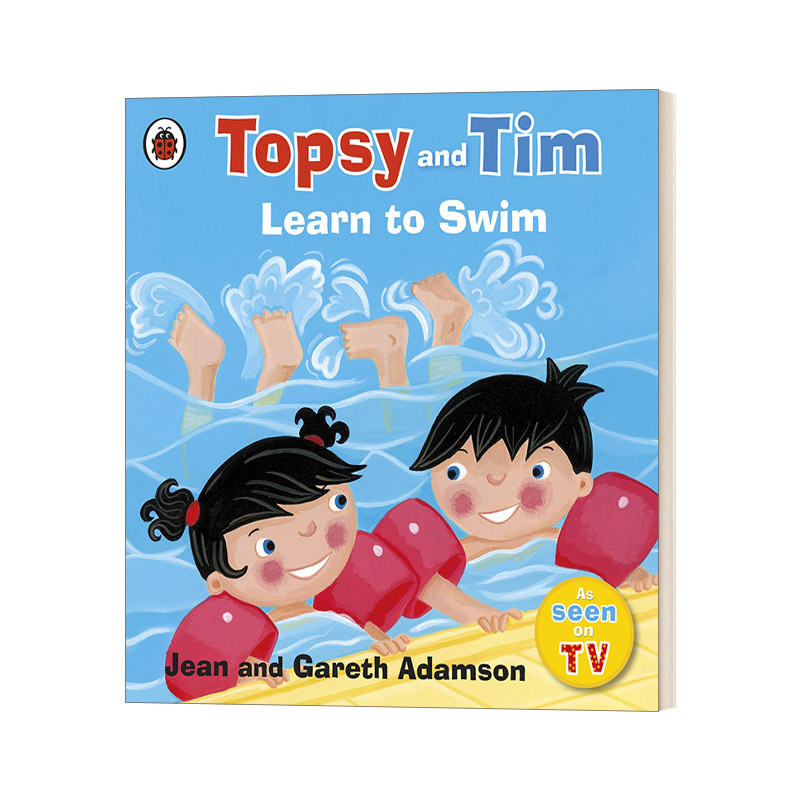 英文原版绘本 Topsy and Tim Learn to Swim托普西和蒂姆生活体验系列学游泳英文版进口英语原版书籍