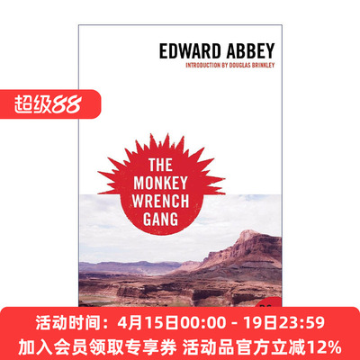 英文原版 The Monkey Wrench Gang 猴子扳手帮 环保激进分子如何抗议美国西部土地开发 英文版 进口英语原版书籍