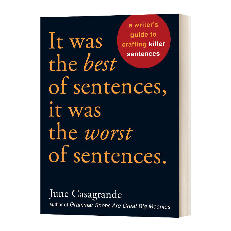 英文原版It Was the Best of Sentences  It Was the Worst of Sentences 好句子创作指南 英文版 进口英语原版书籍