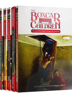 华研原版 棚车少年81-85册全套英文原版小说 The Boxcar Children Mysteries Books 81-85 进口英语章节桥梁书籍 美国经典儿童读物