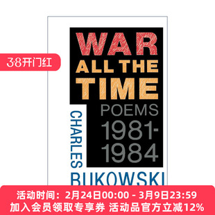 英文原版 War All the Time 布可夫斯基1981-1984诗选 英文版 进口英语原版书籍