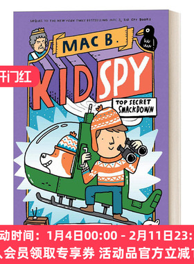 英文原版 Mac B. Kid Spy 3: Top Secret Smackdown 特工小麦克3 伦敦塔的大渡鸦 儿童侦探推理小说 麦克·巴内特 进口原版书籍