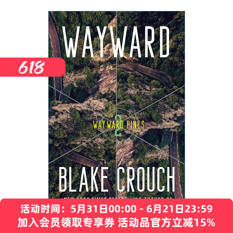 沦陷  英文原版 Wayward The Pines Trilogy 02 松林异境三部曲2 人生复本作者Blake Crouch 英文版 进口英语原版书籍
