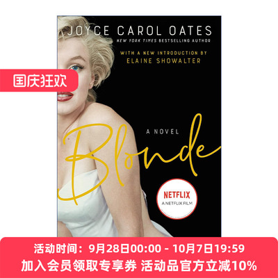 浮生若梦  英文原版 Blonde 玛丽莲梦露文学写真 20周年版 美国国家图书奖和普利策奖提名 乔伊斯卡罗尔欧茨 英文版 进口书籍