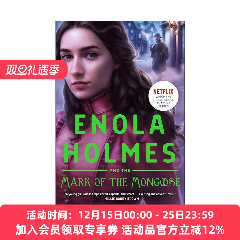 英文原版 Enola Holmes and the Mark of the Mongoose 埃诺拉福尔摩斯和猫鼬的印记 影视原著 英文版 进口英语原版书籍
