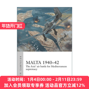 英文原版 Malta 1940–42 二战马耳他空战 地中海霸权争夺战 空中战役系列 英文版 进口英语原版书籍