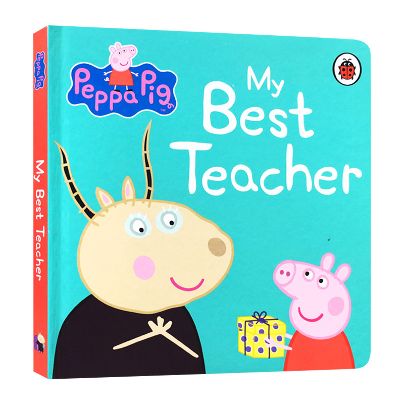 小猪佩奇 我的好老师 英文原版绘本 Peppa Pig My Best Teacher 粉红猪小妹 英文版儿童英语图画故事纸板书 Ladybird 进口原版书籍