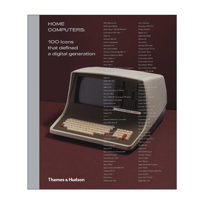 英文原版 Home Computers 家用电脑 定义数字时代的100个图标 平面设计精装 英文版 进口英语原版书籍
