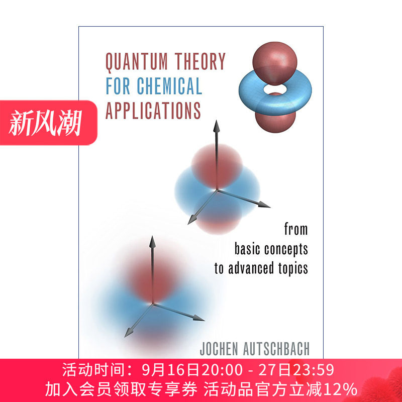化学应用的量子理论  英文原版 Quantum Theory for Chemical Applications 精装 英文版 进口英语原版书籍