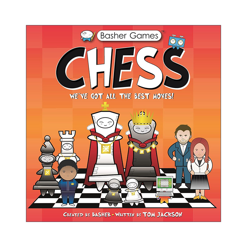 英文原版 Basher Games Chess 好玩的游戏书 国际象棋 英文版 进口英语原版书籍
