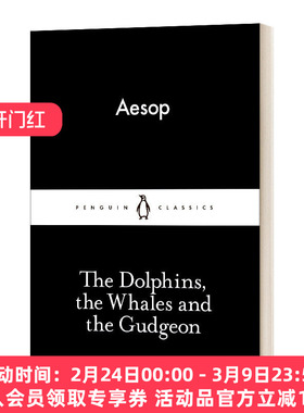 英文原版 The Dolphins  the Whales and the Gudgeon 海豚 鲸鱼和格杰恩 伊索寓言 英文版 进口英语原版书籍