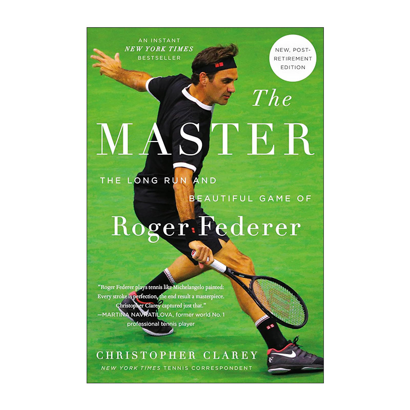 英文原版 The Master 费德勒传记 网球天王大满贯得主 修订版 英文版 进口英语原版书籍