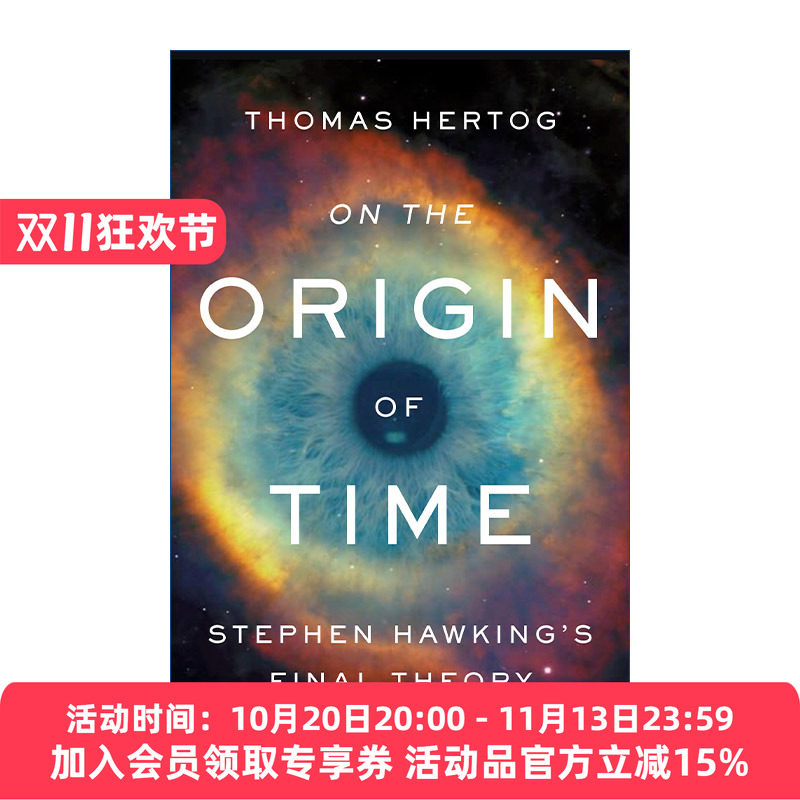 时间的起源 英文原版 On The Origin of Time 斯蒂芬霍金的终极理论 Thomas Hertog 时间简史 英文版 进口英语原版书籍