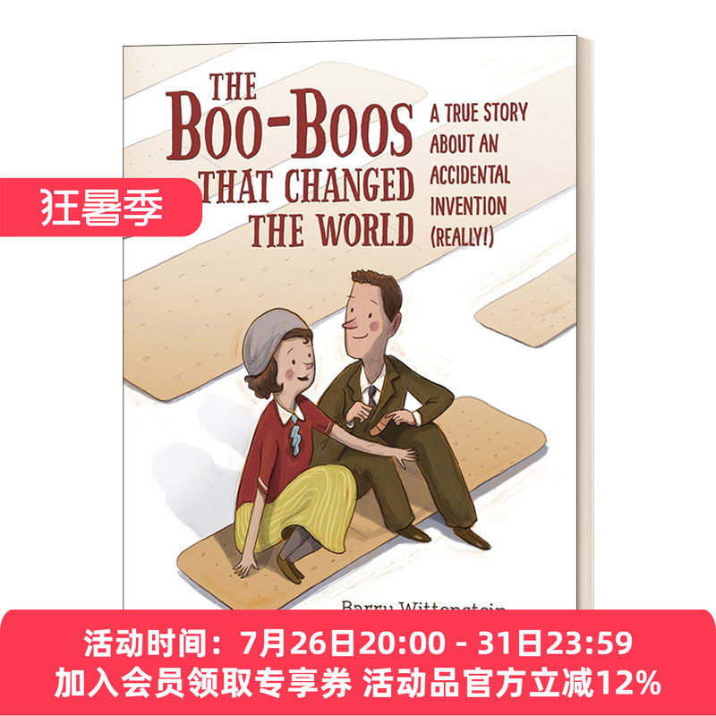 创口贴 英文原版 The Boo-Boos That Changed the World 关于发明的小故事 急救知识绘本 精装 英文版 进口英语原版书籍