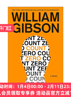 英文原版 Count Zero  Sprawl Trilogy 2 零伯爵 神经漫游者2 William Gibson威廉·吉布森 英文版 进口英语原版书籍