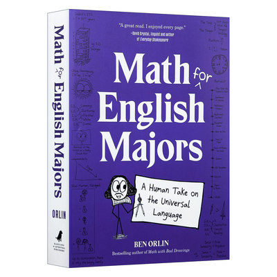 英文原版 Math for English Majors 欢乐数学系列 数学的语法 精装 一本充满“烂插画”的数学底层逻辑说明书 进口英语原版书籍