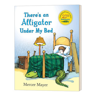英文原版 There's An Alligator Under My bed 我的床上有一条鳄鱼 精装绘本 英文版 进口英语原版书籍