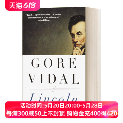 英文原版小说 Lincoln A Novel Vintage International 林肯 Gore Vidal戈尔·维达尔 英文版 进口英语原版书籍