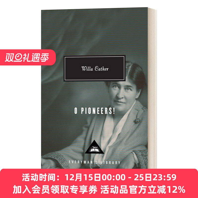 啊 英文原版小说 O Pioneers! 啊，拓荒者！ 薇拉&middot;凯瑟 Everyman精装版 英文版 进口英语原版书籍