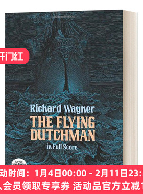 英文原版 The Flying Dutchman in Full Score 飞翔的荷兰人 全谱 英文版 进口英语原版书籍