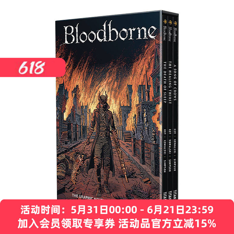 血源诅咒  英文原版 Bloodborne 1-3 Boxed Set 漫画盒装 英文版 进口英语原版书籍
