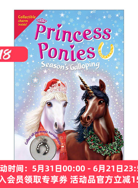 英文原版 Princess Ponies 11 Season's Galloping 公主小马11 儿童奇幻魔法章节书 Chloe Ryder 英文版 进口英语原版书籍