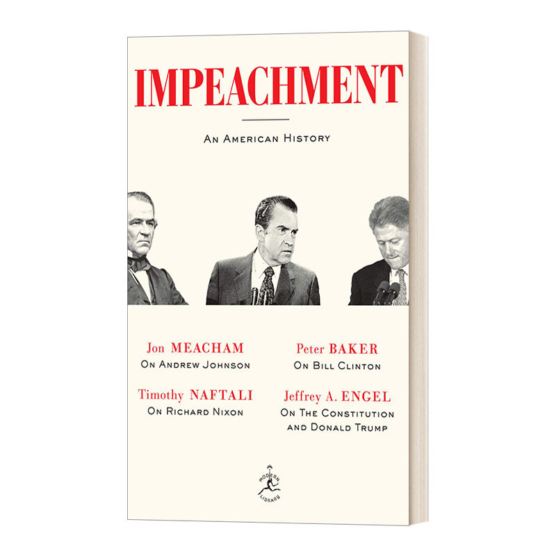 弹劾 英文原版 Impeachment An American History 一段美国历史 精装毛边书 兰登书屋现代图书馆 英文版 进口英语原版书籍