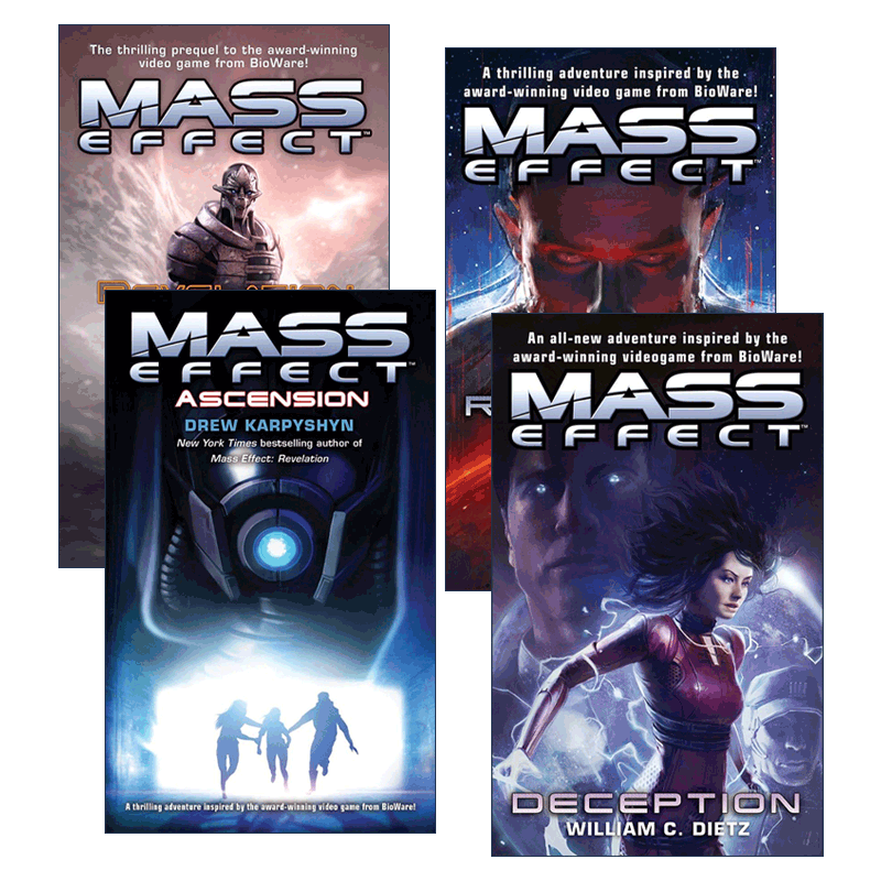 英文原版 Mass Effect 质量效应系列4册 科幻冒险小说 William C. Dietz Drew Karpyshyn 英文版 进口英语原版书籍