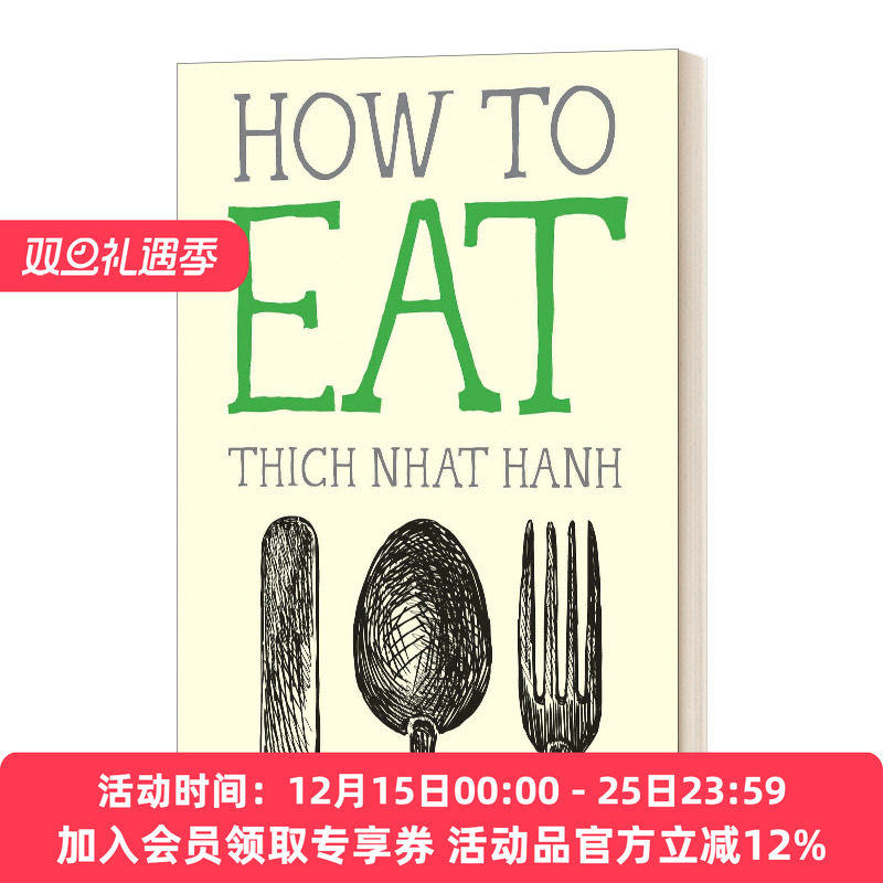 英文原版 How to Eat 如何进食 英文版 Mindfulness Essentials 进口英语原版书籍