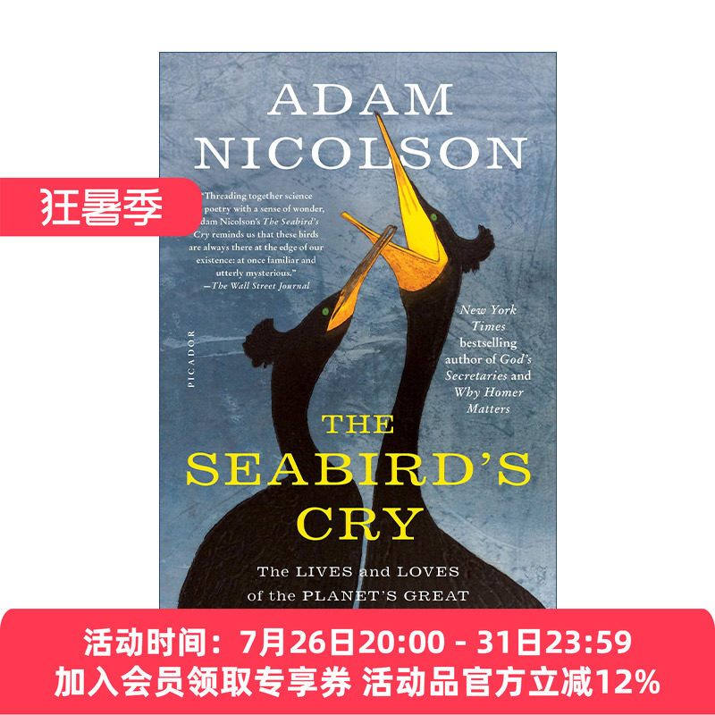 英文原版 The Seabird's Cry 海鸟的哭泣 人们看不到的鸟类爱情与生活 英文版 进口英语原版书籍