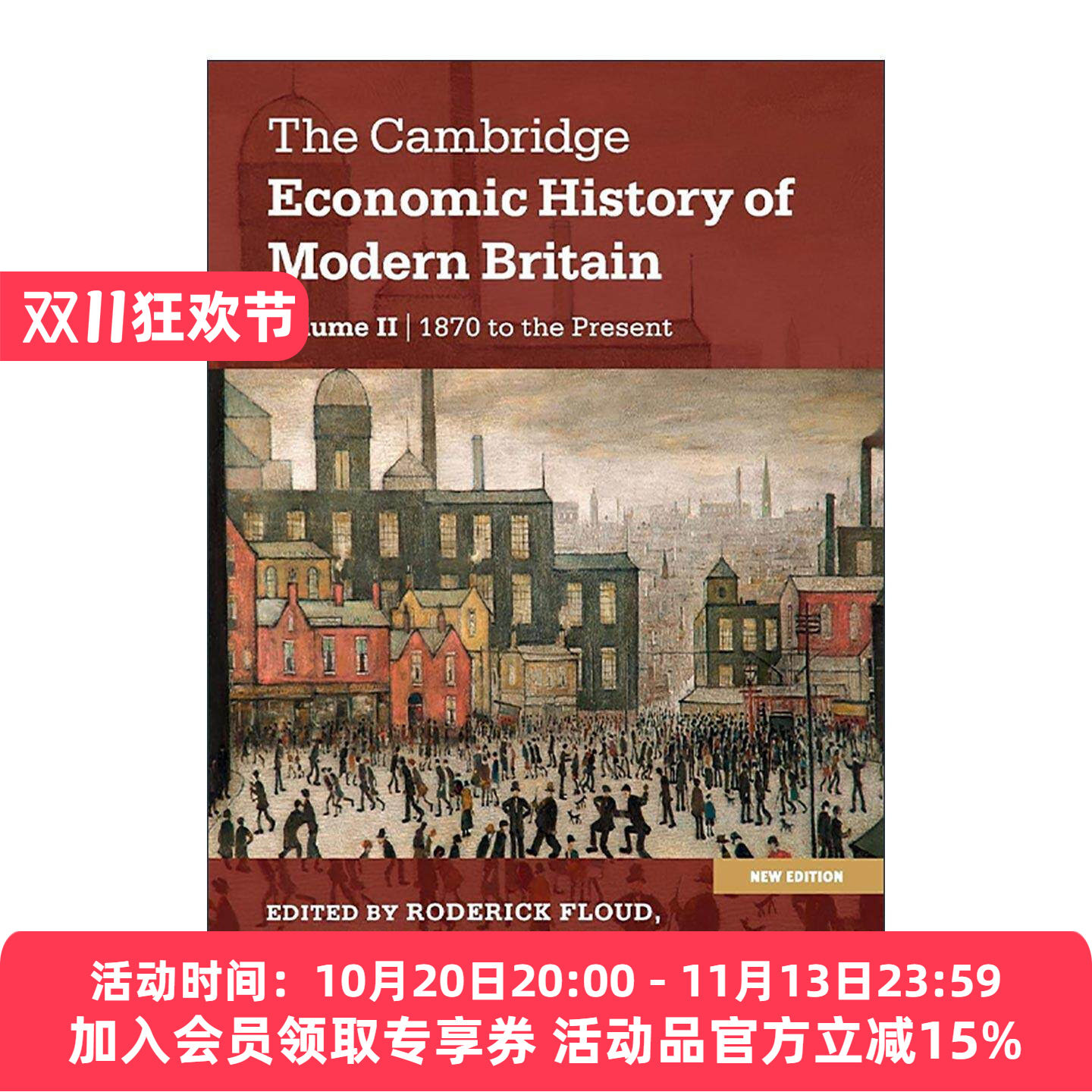 英文原版 The Cambridge Economic History of Modern Britain 剑桥现代英国经济史 卷二 英文版 进口英语原版书籍